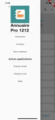 Annuaire Sonatel android App screenshot 10